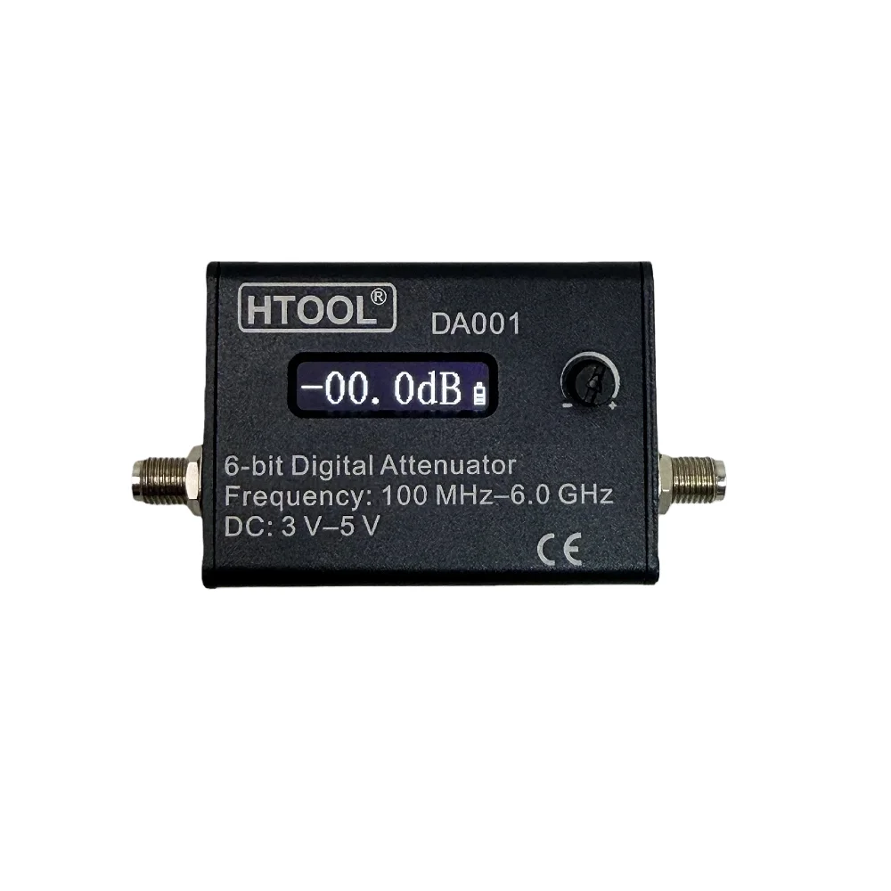0–31.5 dB RF Attenuator Module, 0.5 dB Step Adjustment, OLED Display, DC–6 GHz Full Band