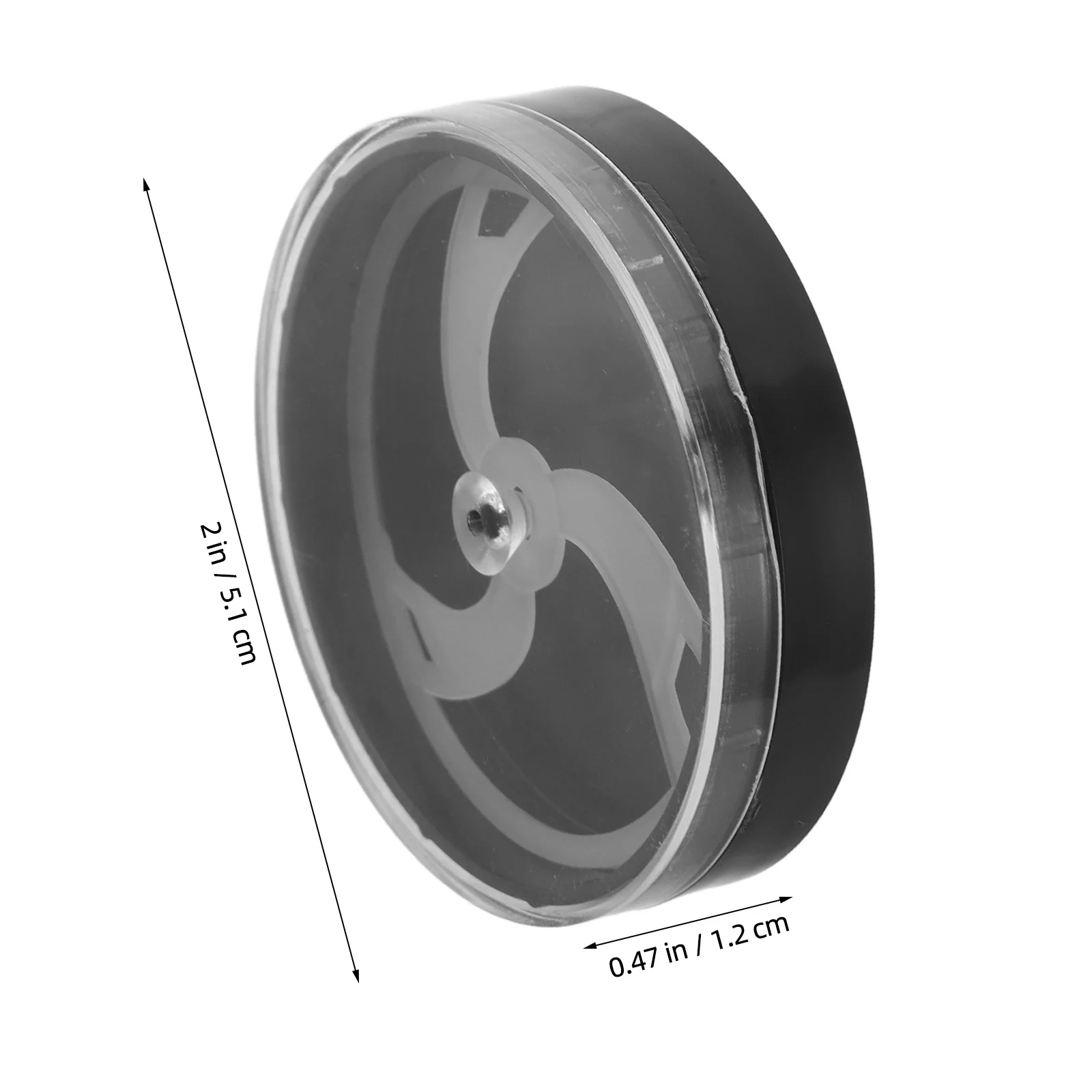 2pcs Storage Case 51Mm Dustproof Shockproof Portable Travel Watch Box For Men Plastic Container Watch Parts Organizer Accessory