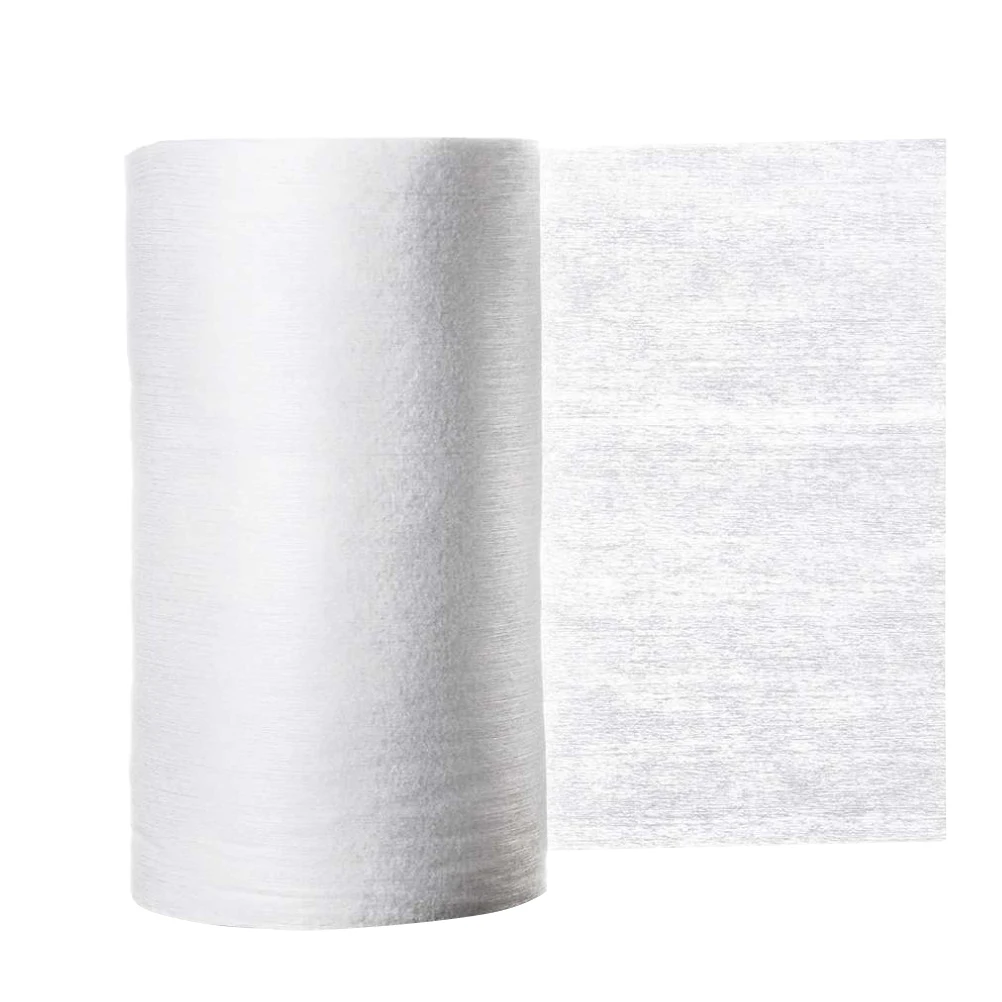 1 Rolls of 100Sheets Disposable Bamboo Fiber Baby Diaper Pad Flushable Biodegradable Cloth Diaper Bamboo Liners White