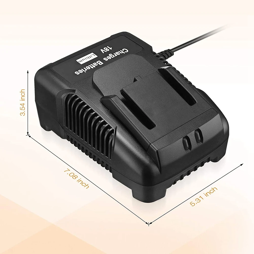 

#723D 18V R86092 Battery Charger Compatible with Ridgid 18V Charger US Plug (black)