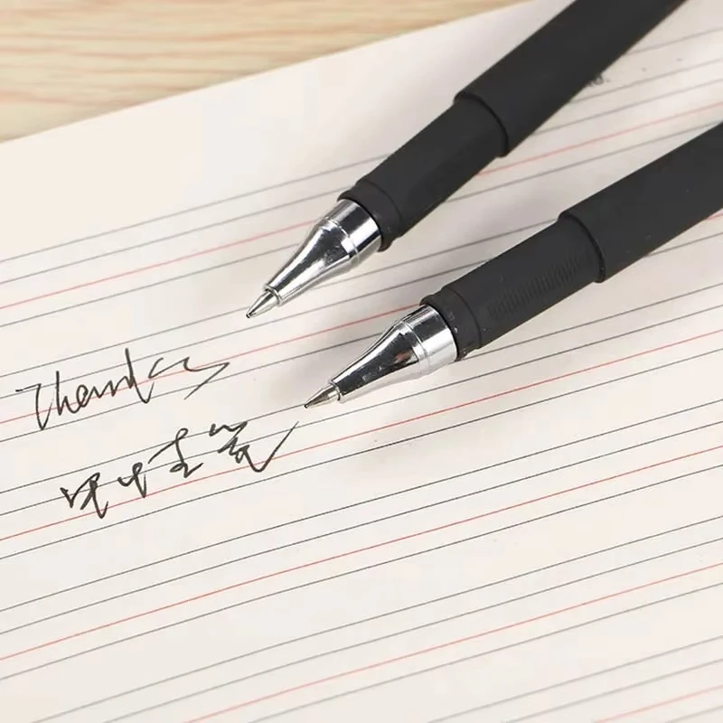 10/100 قطعة مجموعة أقلام جل 0.5 مللي متر كتابة سلسة للامتحانات الطلاب اللوازم المدرسية المكتبية مثالية لبالغين الأعمال #4