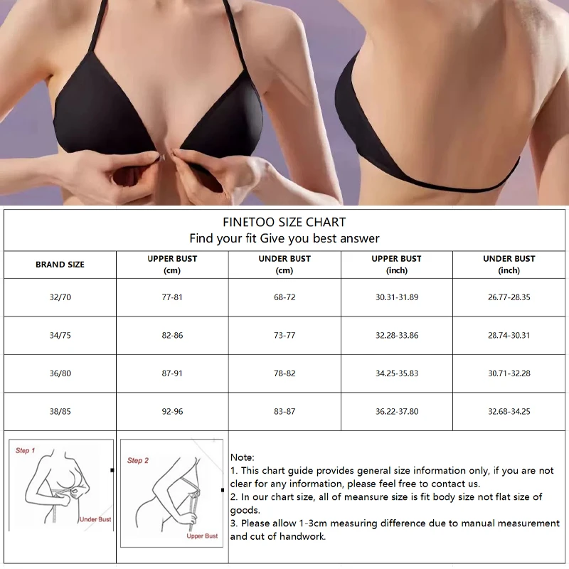 Front Button Bras For Women French Triangle Cup Thread Thin Shoulder Strap Beauty Back Bras Sexy Deep V-Neck Invisible Brattlete