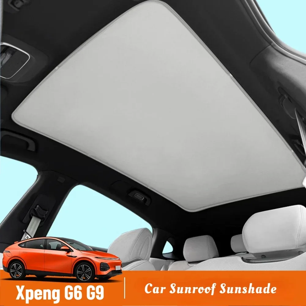 Fit Fot Xpeng G6 G9 Car Sunroof Sunshade Heat-Insulating Sunshade Xiaopeng Car Roof Sunshade