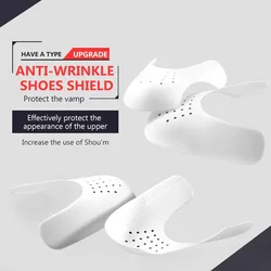 Protector antiarrugas para zapatillas de deporte, expansor para el cuidado de los zapatos, almohadilla de soporte, accesorios para zapatos, 1 par