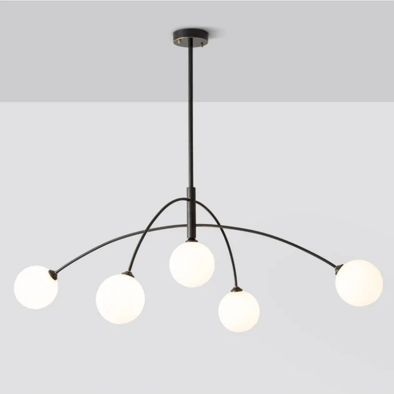 

Nordic Pendant Lamp Danish Designer Suspension Milky Glass Hanging Light Ceiling Chandeliers For Living Dining