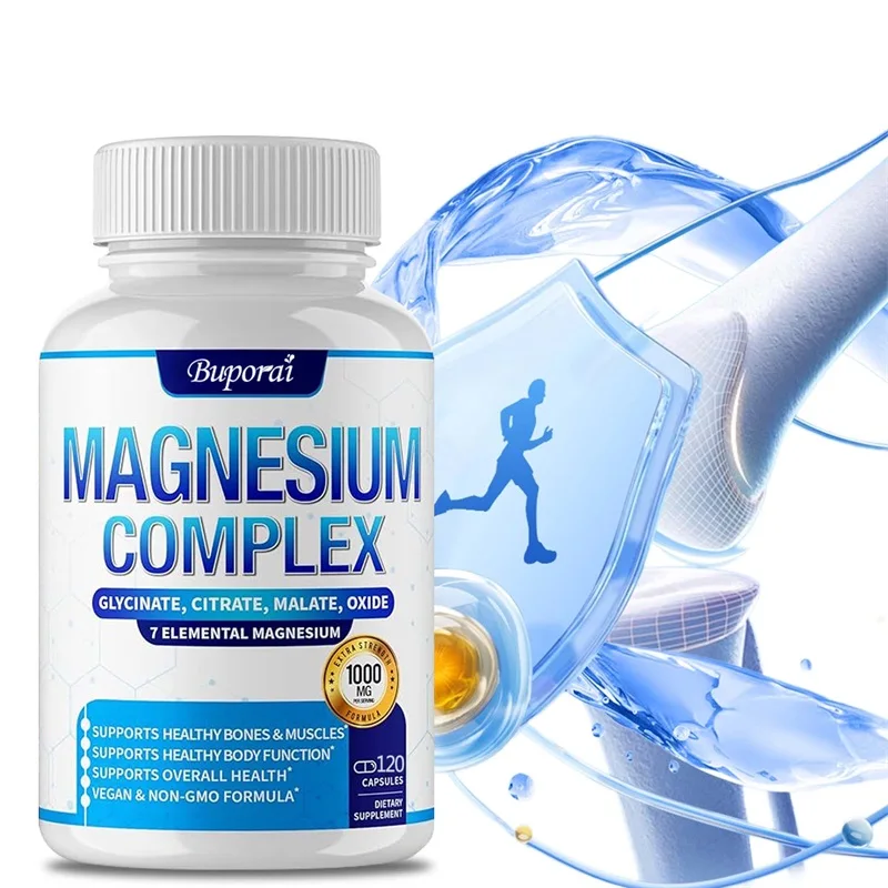

Buporai Magnesium Complex - Supplement To Support Muscle, Nerve, Joint and Heart Health
