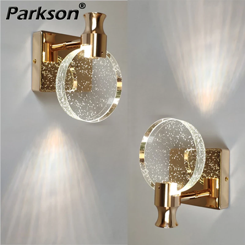 

Modern Crystal Wall Lamp Bedside Sconce Porch Lights Corridor lights Indoor wall decor Makeup Lamp For Bedroom Living Room