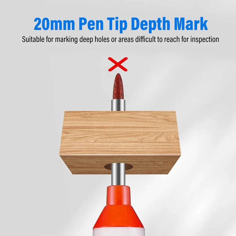 1/2/3 шт., набор фломастеров с длинной головкой и глубоким отверстием