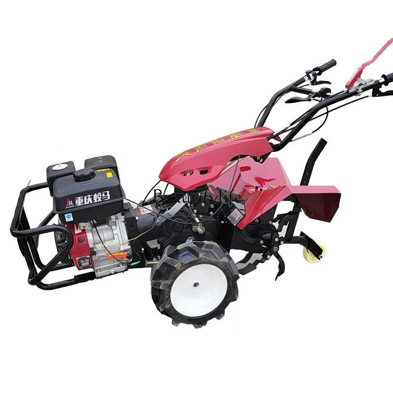 

*High-horsepower diesel engine four-wheel drive multi-functional rotary tiller trenching and ridging agricultural farming