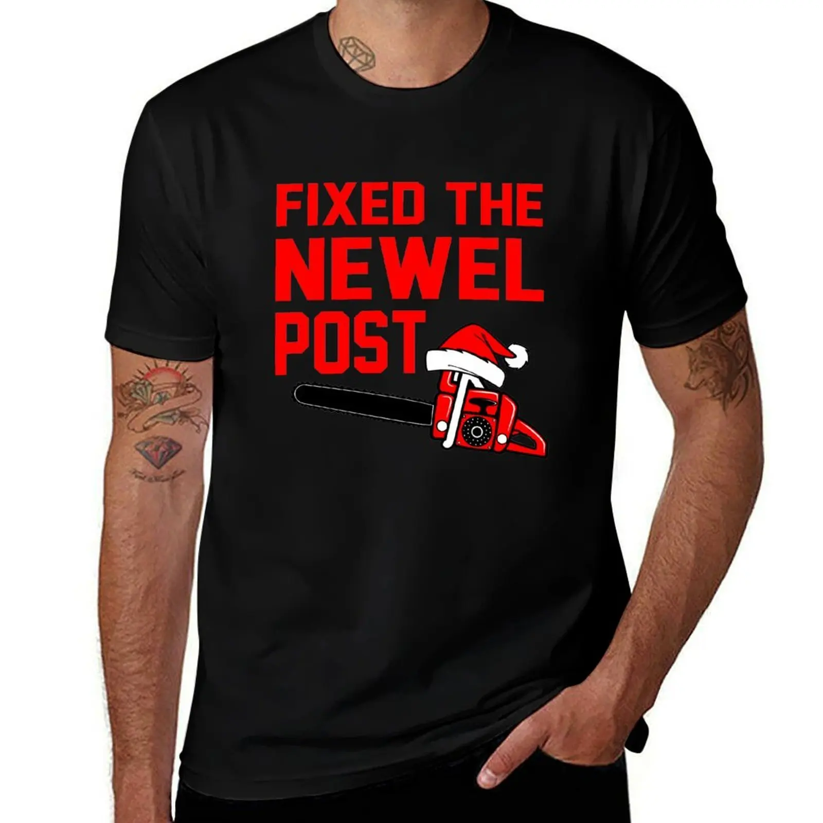 Рождество - Исправлена проблема с футболкой Newel Post Performance Dry Fit.