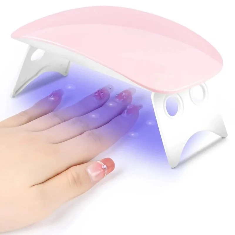 Mini lampada per unghie UV LED Famiglia Lampada per polimerizzazione delle unghie Potente lampada per asciugatura Lucidatura del gel Attrezzatura professionale per unghie