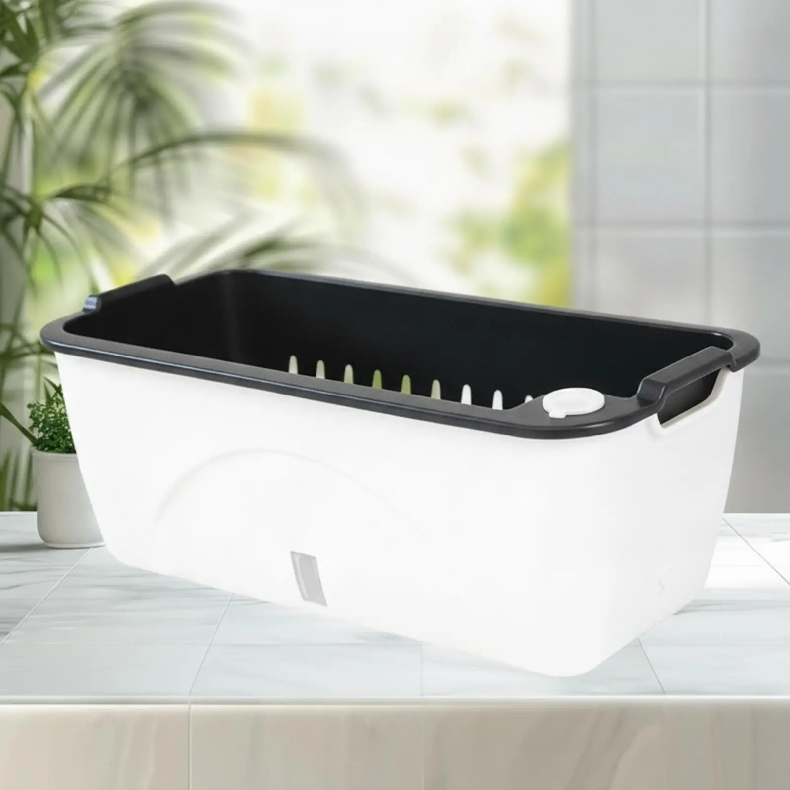 Self-Watering Planter Rectangular Self Watering Planter Flower Box for Balcony, Windowsill, Patio