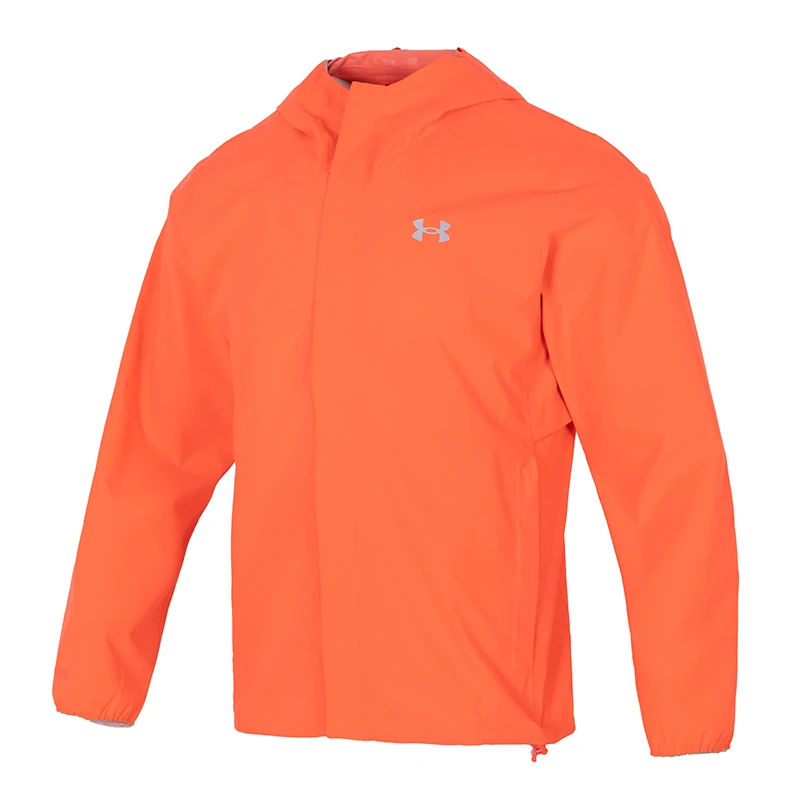 

Мужская водонепроницаемая куртка для фитнеса Underarmour, спортивная ветровка с капюшоном, куртка 1376066-628