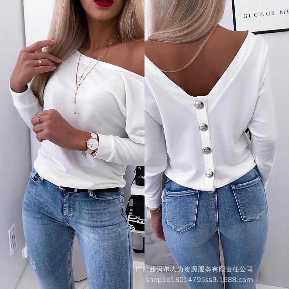 Dames Zomer Lente Hartpatroon Sheer Mesh Ronde Hals Lange Mouw Kralen Sheer Mesh Tee Casual Top