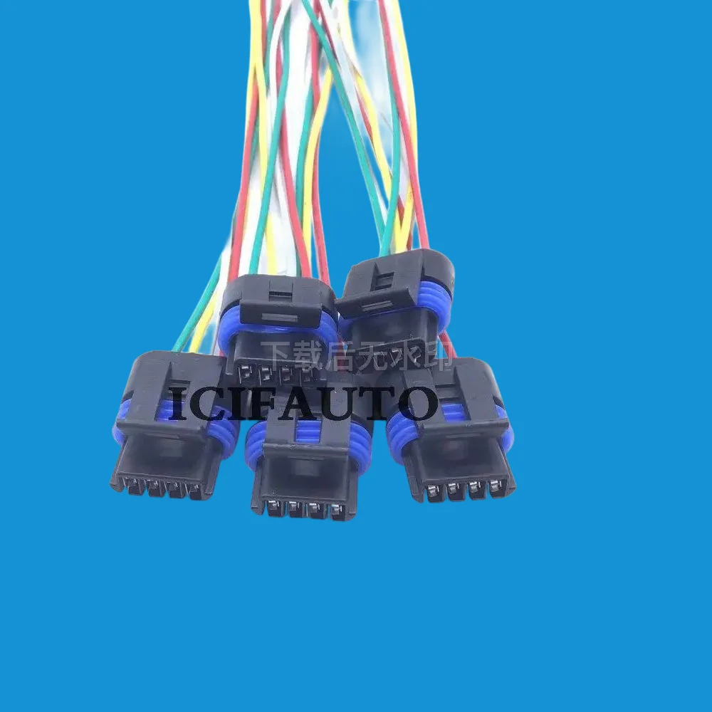 

5 x 4 Way Pigtail Wiring Connector of IAC Idle Air Controller for GM LS1 LT1 19115673, 19257375, 19329253, 88986450, 1P1026