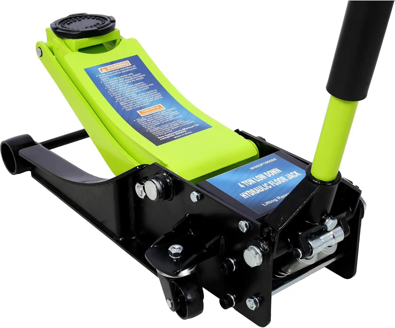 

Floor Jack, 3.5 Ton Low Profile Floor Jack, Heavy-Duty Steel Racing Floor Car Jack with Dual Piston Quick Lift Pump, Truck Hydra