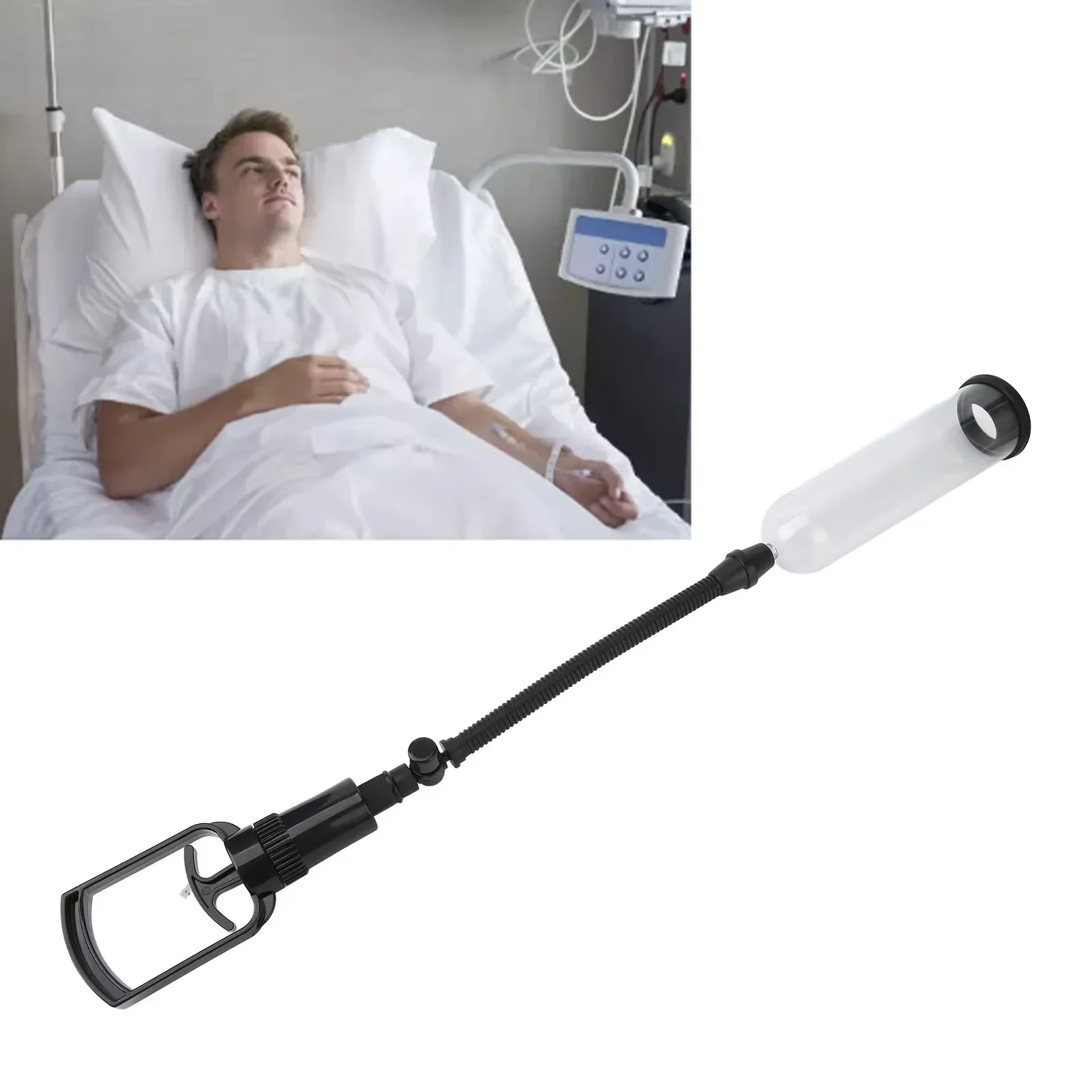 

1 шт., мужской вакуумный насос, тренажер, ручное устройство для лечения, ручной воздушный насос, тренажер, поддержка скоб