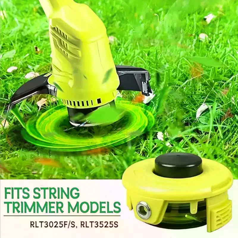 Spool Line Kit For RAC118 1.2 Mm Spool RLT3525S Trimmer Lawn Mower Replacement Spool Line And Cover Spring Set Trimmer