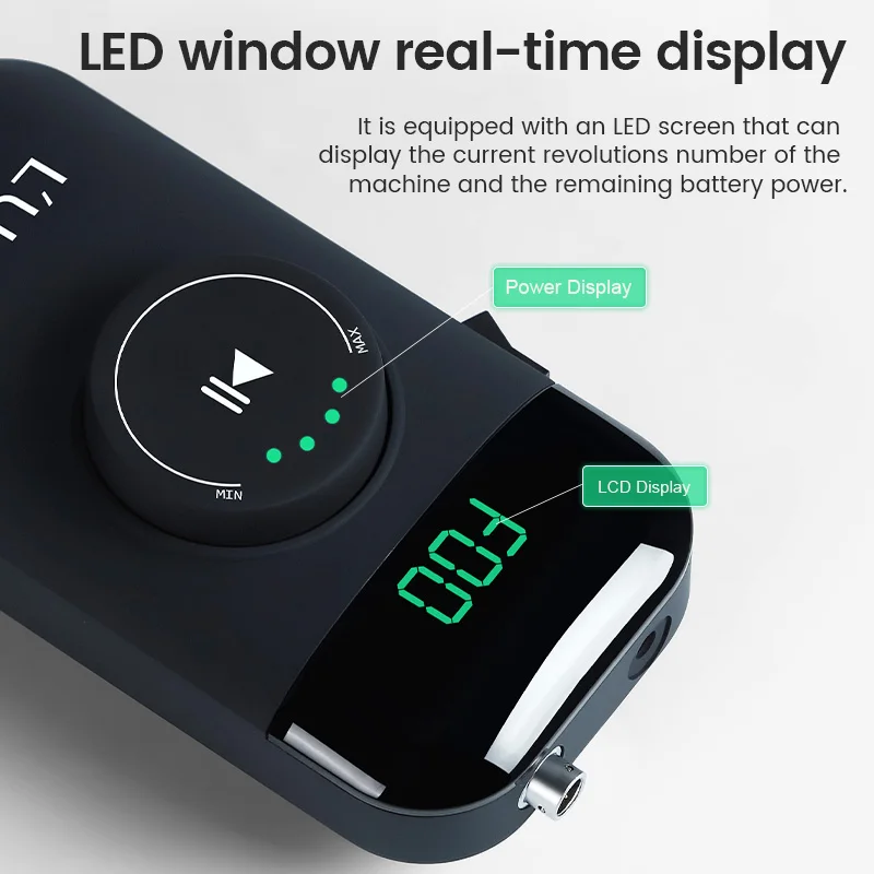 Profissional manicure elétrica máquina de broca do prego 35000rpm sem fio arquivo de unhas recarregável moedor de polimento para unhas