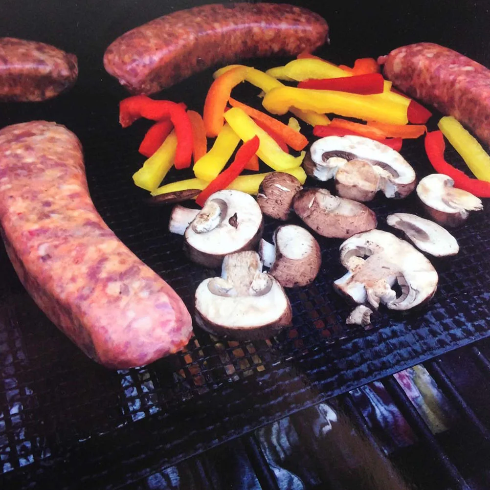 

3 Pcs BBQ Grill Mat High Temp Reusable for Gas Charcoal Electric Grill Camping Picnic Kitchen Accessories