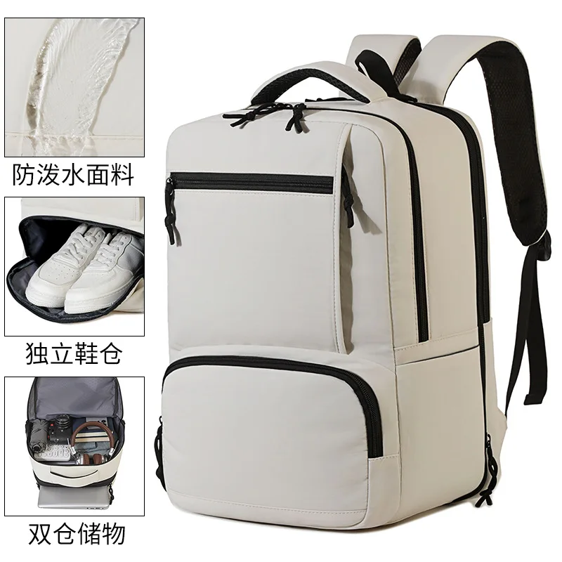 Business commuter backpack large capacity fashion simple travel business trip splash-proof computer backpack backpack