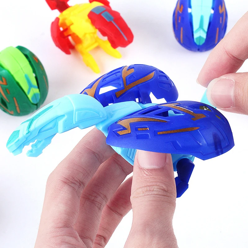 5PCS Dinosaur Robot Transformation Toy Dinosaur Egg Automatic Transformation Twist Egg Party Activity Mini Game Favorite