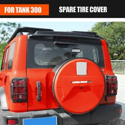 Cars Spare Tire Cover For Great Wall GWM TANK 300 Stainless Steel Cover Equipped With Tire Shell Exterior Decoration Accessories