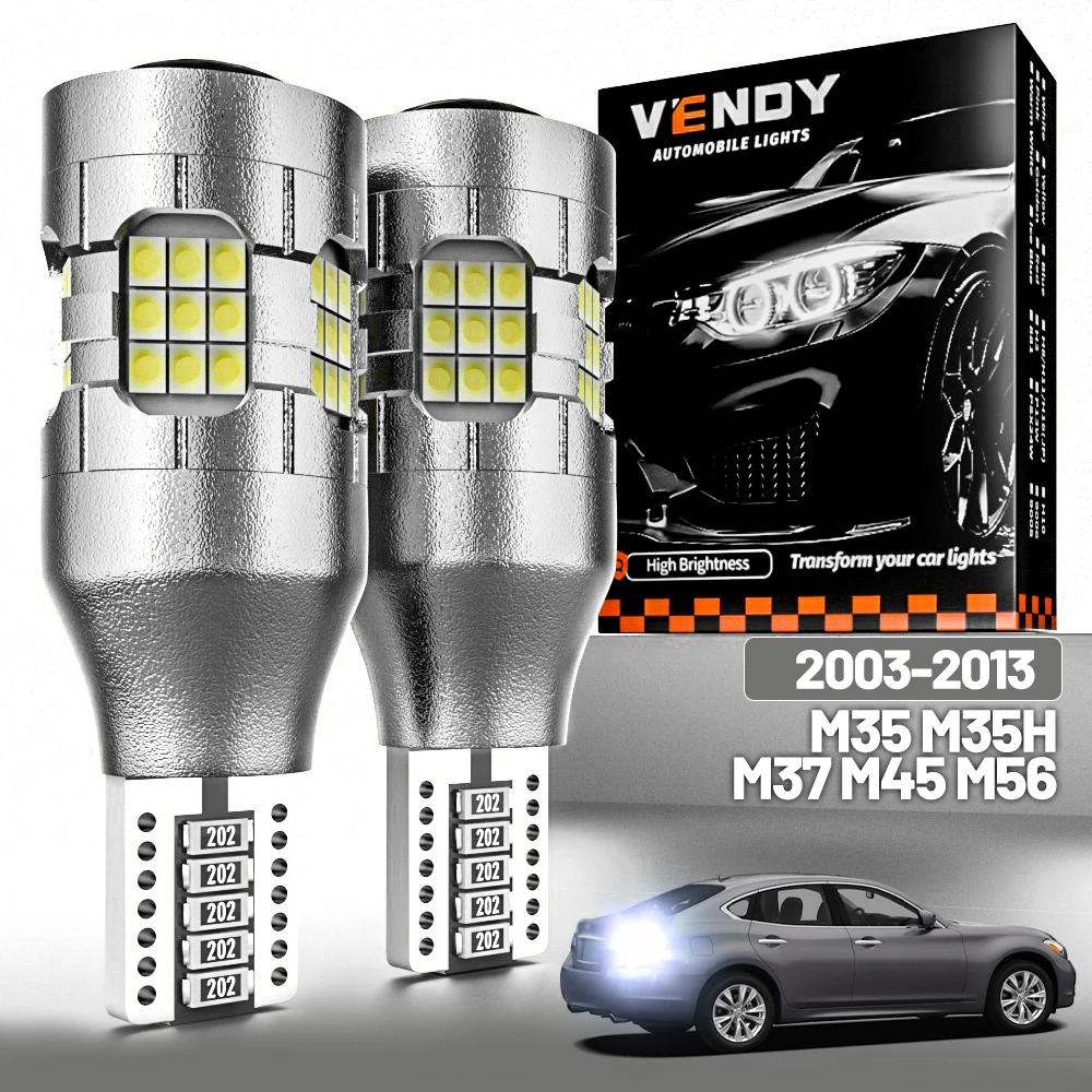 2 stücke LED Reverse Licht Für Infiniti M35 M35H M37 M45 M56 2003-2013 Backup Lampe 2006 2009 2010 2011 2012 2013 Canbus Zubehör