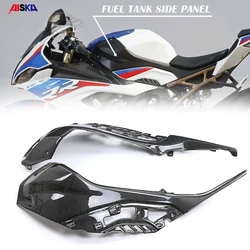 3K Pure Dry Carbon Fiber Motorcycle Fuel Tank Side Panel Fairing For BMW S1000RR 2019 2020 2021 2022 2023 2024 S1000R M1000RR