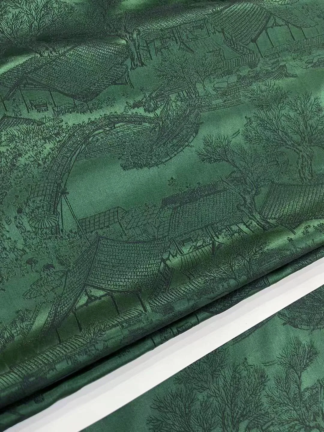 Mixed 40% Silk 60% Fine Wool Qingeng Anghe Tu Embroidery Fa…