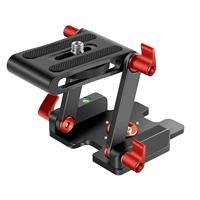 Neewer Upgraded Z-Flex Tilt Head Z Type Tripod Head with 4 Adjust/Fixing Knob Quick Release Plate and Spirit Level for Tripod