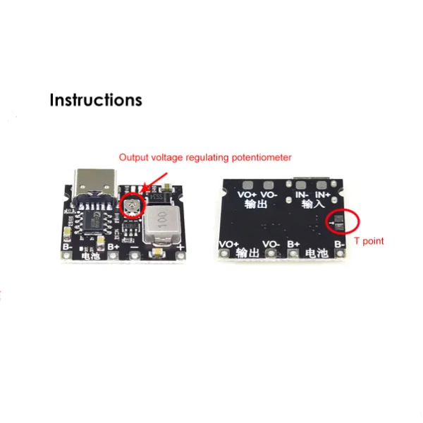 3.7V liter 5V 9V multimeter modified 18650 lithium battery charging, boosting and discharging integrated adjustable module 2A