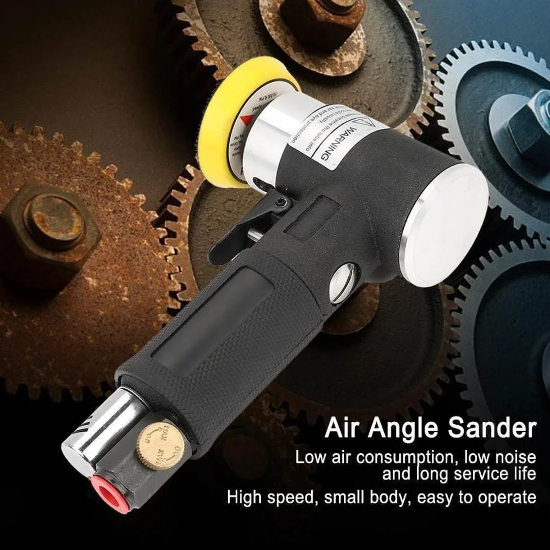 Mini Pneumatic Sander/Grinder Set (2-Inch/3-Inch), Suitable For Car Polishing, High-Speed Pneumatic Polisher/Pneumatic Tool.