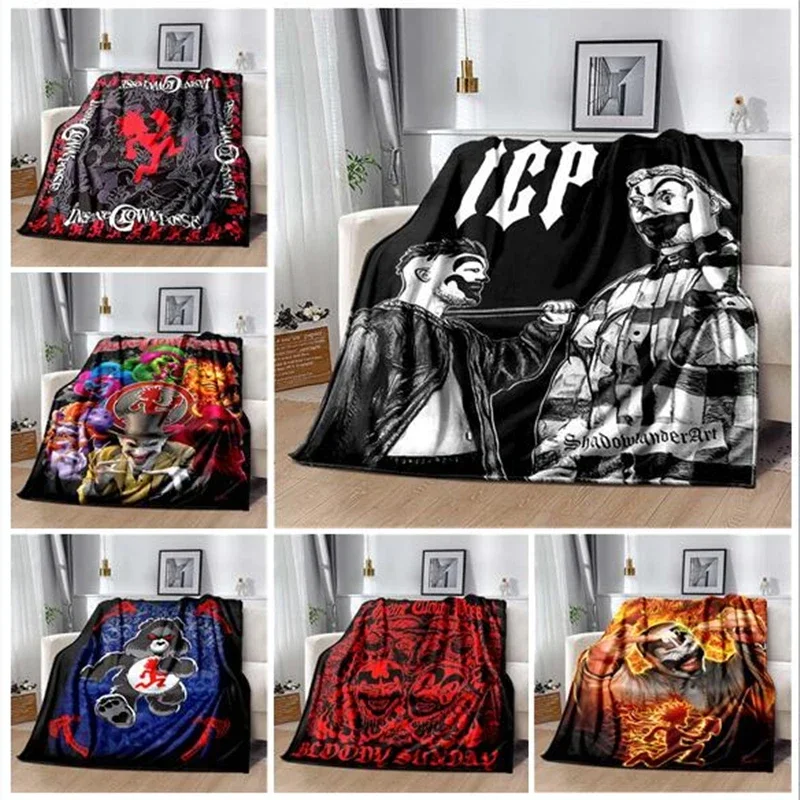 Insane Clown se Band ICP Juggalo Faygo Blanke, può anche essere utilizzato come lenzuolo, telo da bagno, coperte per divano da ufficio per auto al