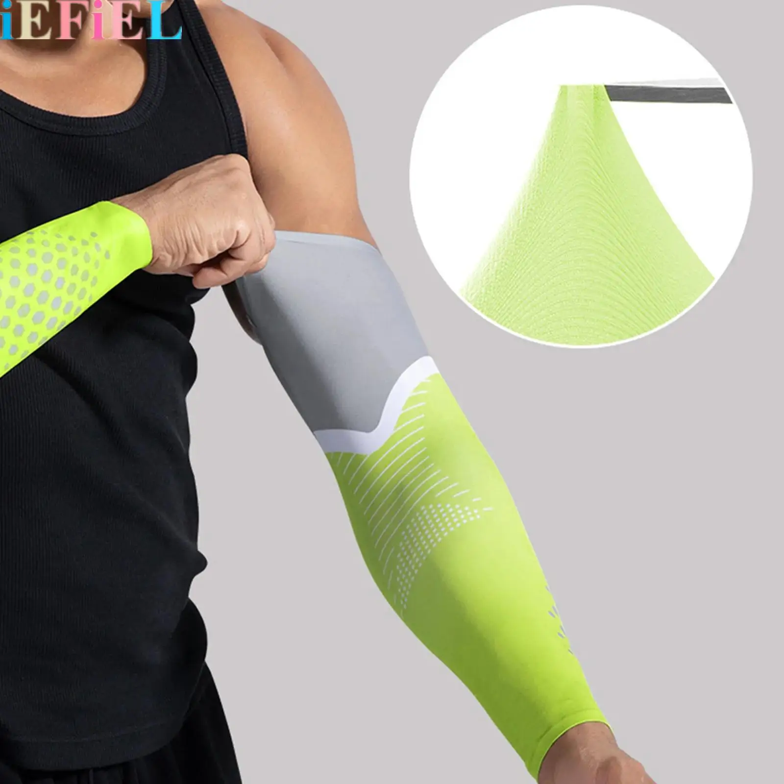 

Men And Women Sports Compression Arm Sleeves Breathable Sun-protection Arm Protectors for Basketball Running Cycling Fitness