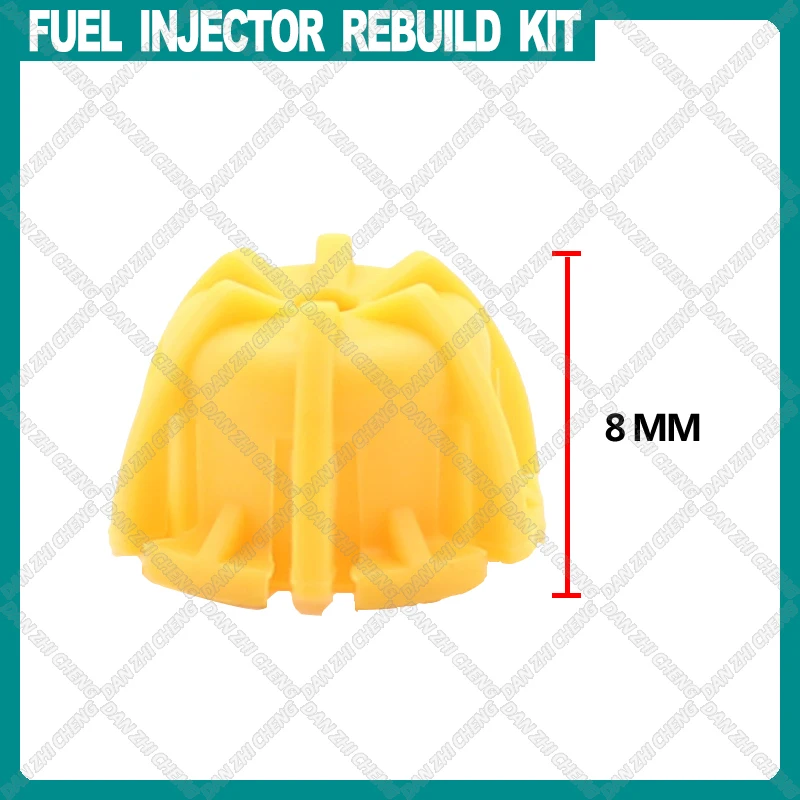 Free shipping 1000pieces 12.3*8mm Fuel injector pintle cap for bosch various fuel injector for BMW 87-97 2.5 0280150715