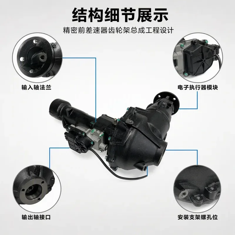 Suitable for Toyota Rand Cruiser LC200 Front Differential Assembly 41110-60B91 Bracket Assembly