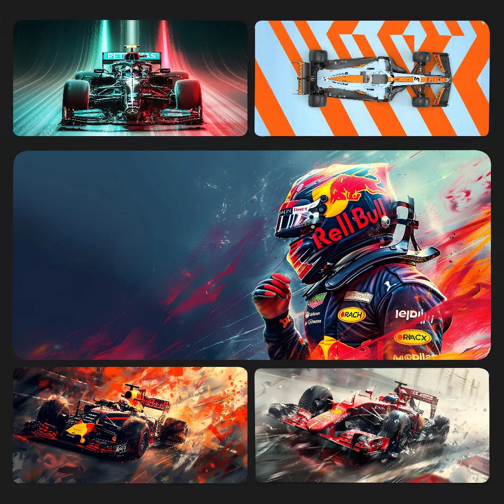 F1 Racing Mousepad Mouse Mat Desk Mat With Pad Gaming Accessories Prime Gaming XXL Keyboard Pad Padding Mat