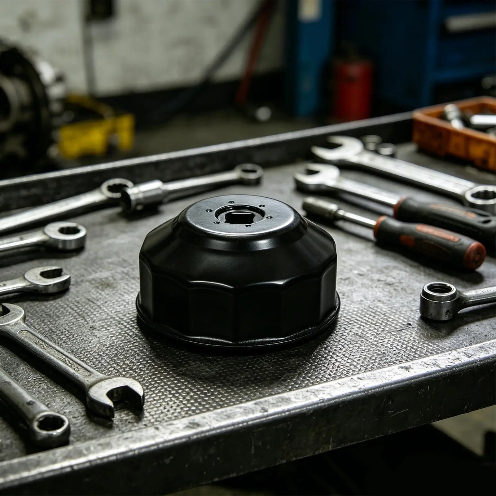 

Oil Filter Wrench Housing Cap Socket Remover Oil Wrench Tool For Car Truck Motorcycle Engine Garage Workshop