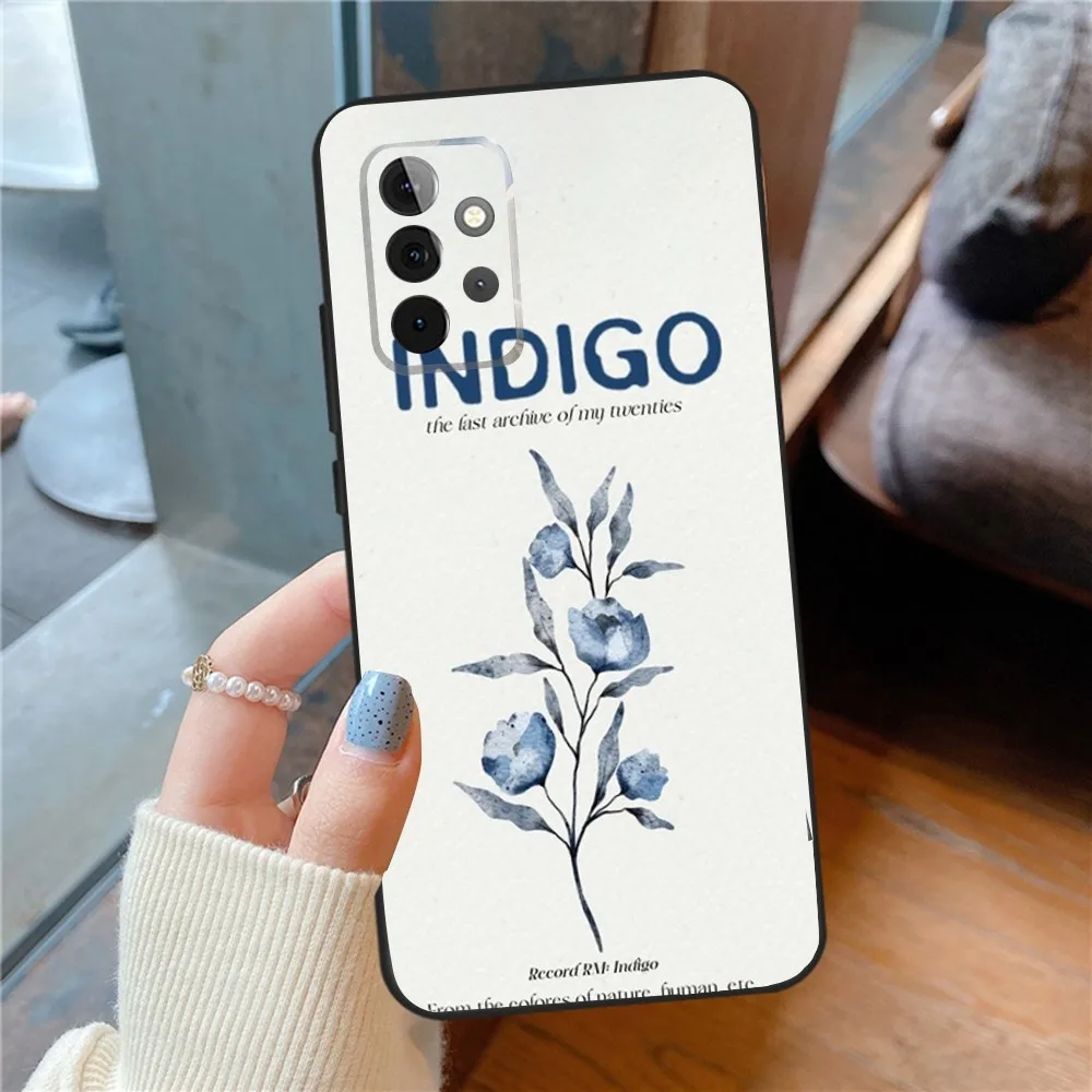 RM INDIGO-S   Phone Case For SamsungS24,23,22,21,S20 ,Pro10,S30Plus,S9,20lite Ultra Black Cover