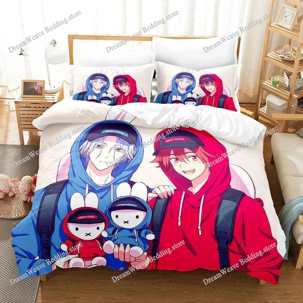 

Fashion 3D Print Anime Sk8 The Infinity Bedding Set Single Twin Full Queen King Size Bed Set Adult Kid Bedroom Duvet Cover Sets