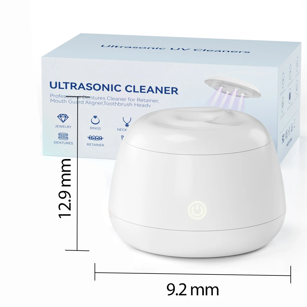 KUNPHY 新超音波 UV クリーナー歯科助手義歯バス脈動クリーニングキットジュエリー入れ歯アライナーリテーナー