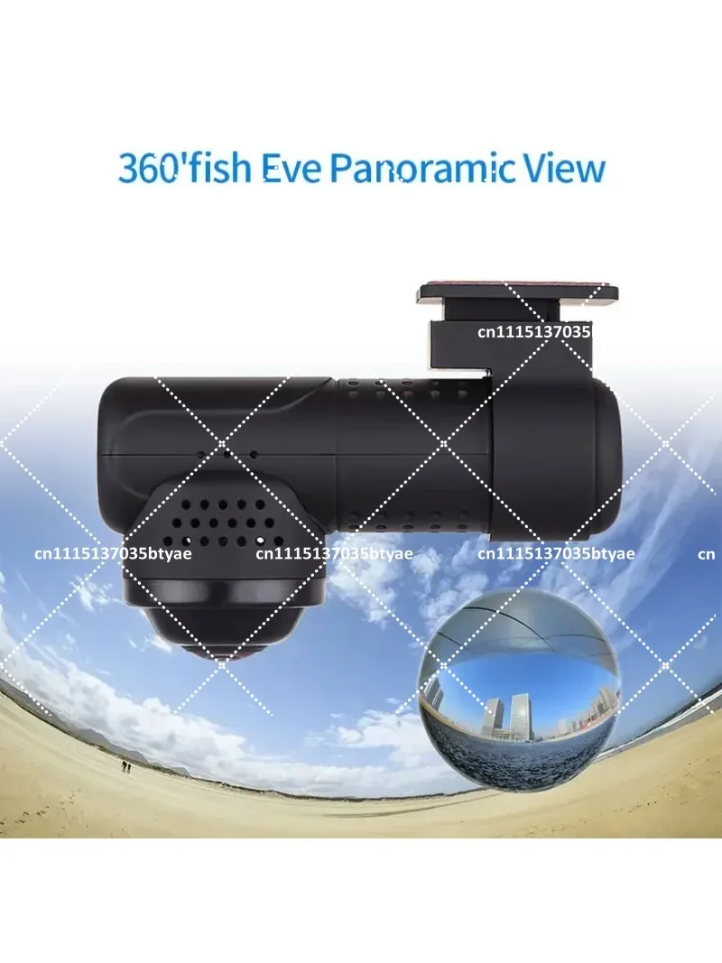 Dashcam 4K 2160P HD Car DVR Dash cam Mini 360 