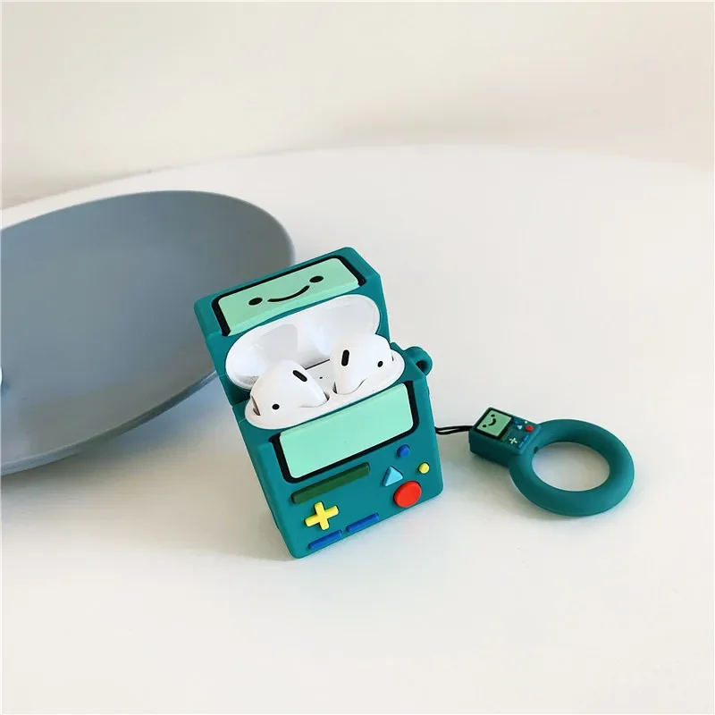 For Airpods Pro 2 Case 2022,3D Cartoon Adventure Time Protective Silicone Earphone Cover For Airpods 1/2 Case For Kids/Boys