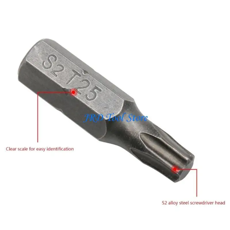 A2UD Torx tuốc nơ vít bit shank t25 vít bit bit công cụ