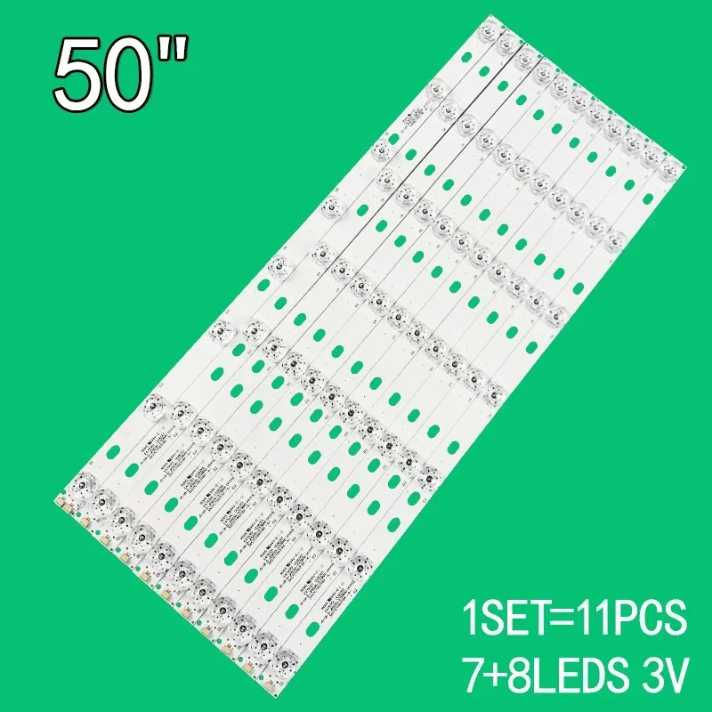 

For 55 "TV LED 50S660 JS-LB-D-JP5030-A71DBAD B81DBAD (41010) 7 + 8 Lampu DCN6K7C E305540 S2H5637