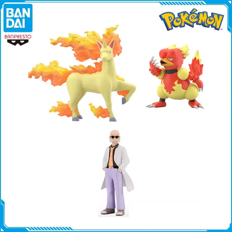 

BANDAI Original Pokemon Scale World Katsura Rapidash Magmar 1/20 PVC Anime Action Figure Collectible Model Toy Gift for Kids