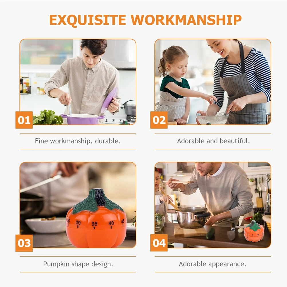 

Pumpkin Cute Cartoon Countdown Timer For Management Kitchen Baking Cooking Reminder Halloween Party Favor