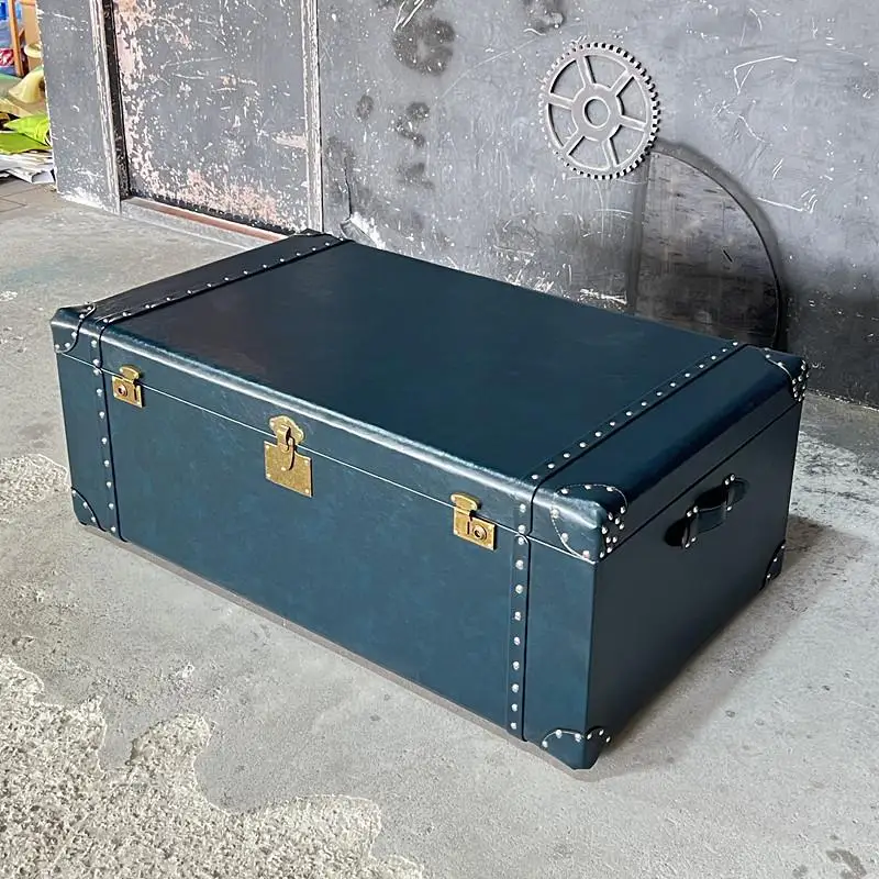 

Small apartment living room, coffee table, villa suitcase, coffee table