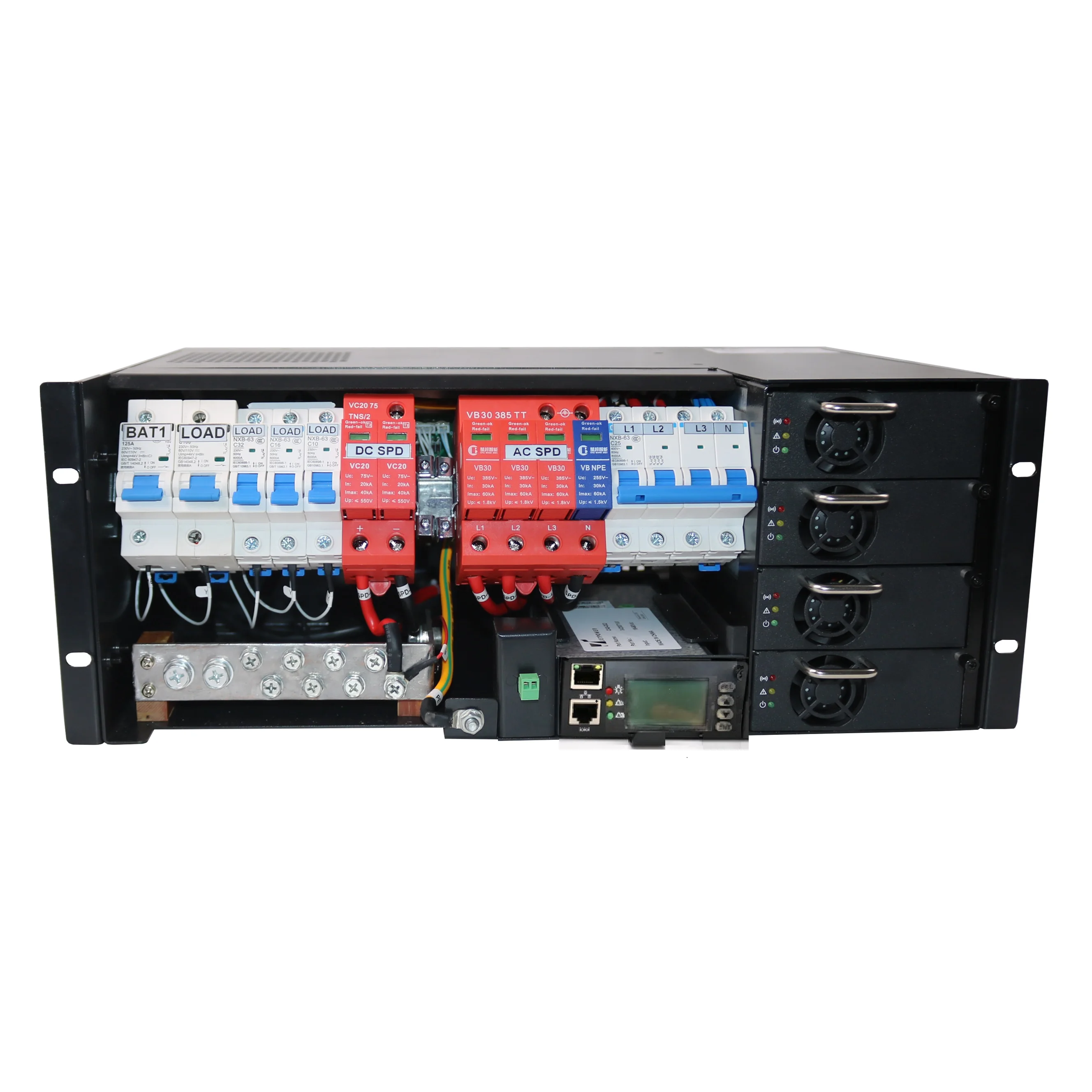TLF 120A مقوم الاتصالات 220VAC / 380VAC إلى 48VDC Flatpack Switch Power Supply #4